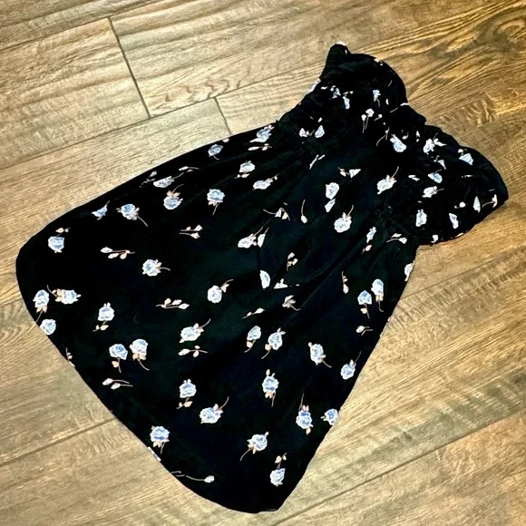 For Love And Lemons Black Floral Mini Dress - Picture 10 of 10